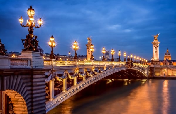 Обои pont alexandre iii, paris, france