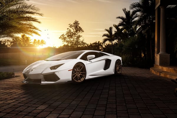 Обои ламборджини, Lamborghini, White