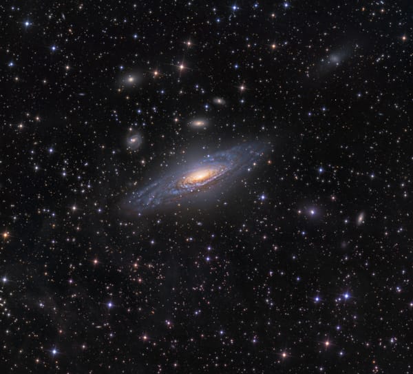 Обои галактика, ngc7331, Cпиральная, пространство