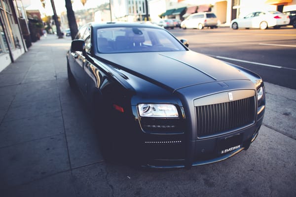 Обои matte, ghost, Luxury, rolls-royce