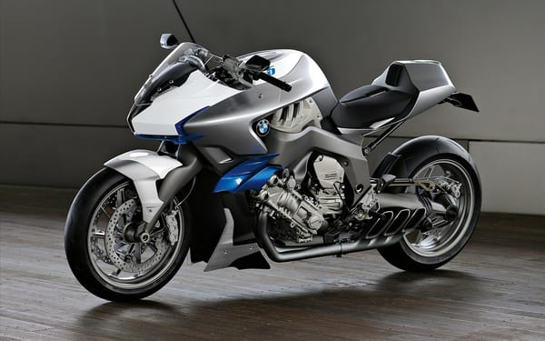Обои Серый мотобайк от BMW