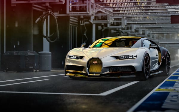 Обои Спортивный автомобиль Bugatti Chiron 1500